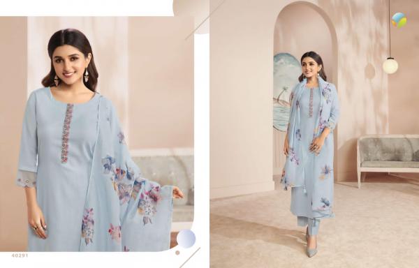 Vinay Tumbaa Gulnaaz Embroidery Wear Linen Readymade Collection